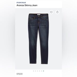 Classic Indigo Women's Skinny Jeans